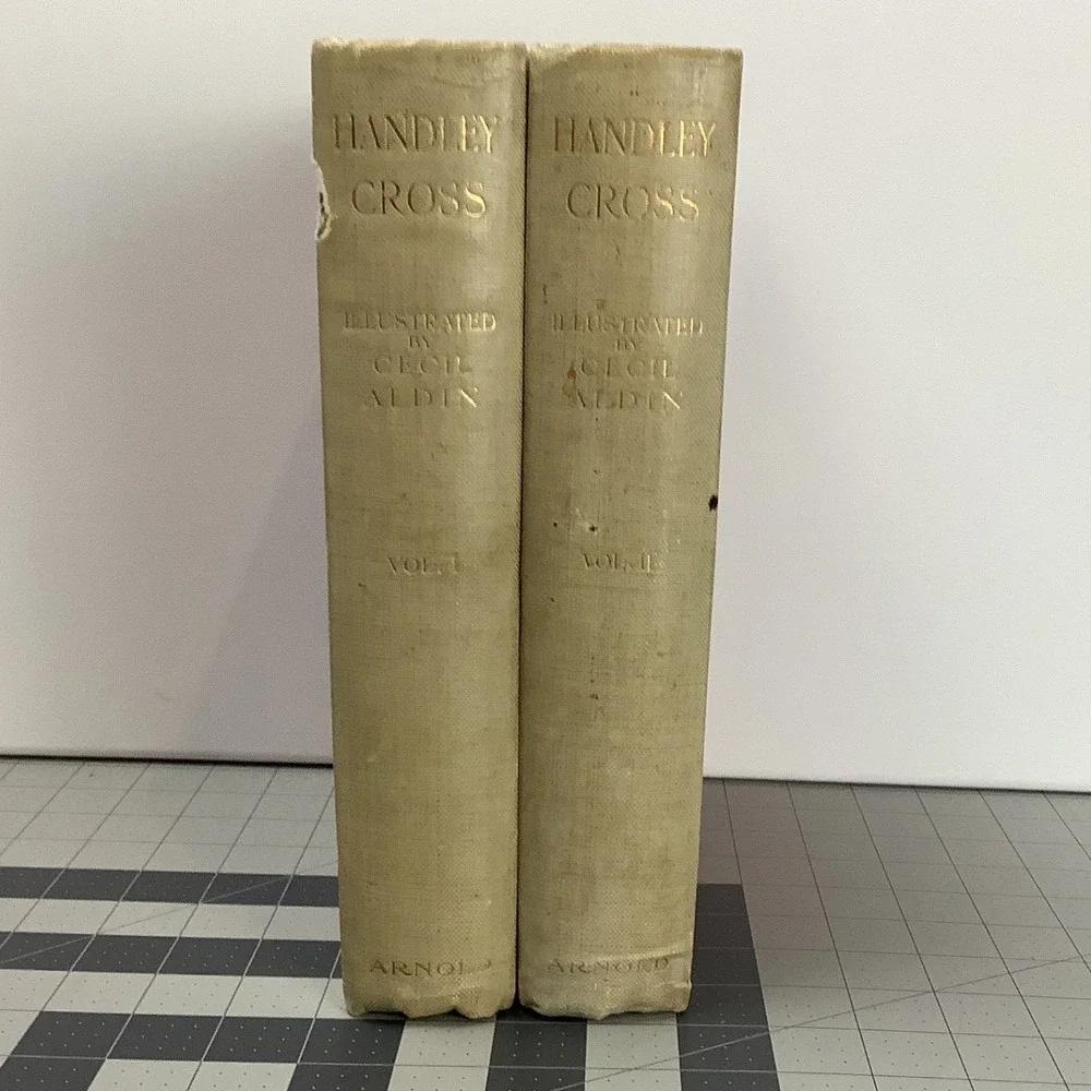 RARE Handley Cross Mr Jorrocks Hunt 2 Vol Set SIGNED Cecil Alden number 91/250